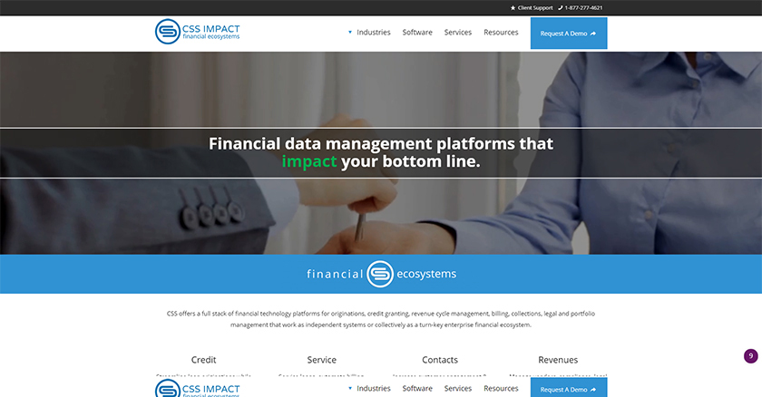 cssimpact.com screenshot