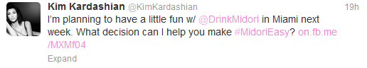 Kim Kardashian Tweet