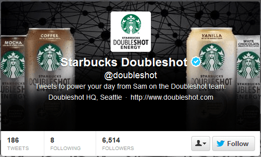 Starbucks Double Shot Twitter Header