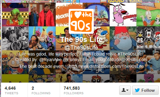 The 90s Life Twitter