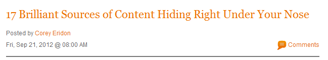 HubSpot Blog Title