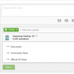 Google Plus Samsung Galaxy Choose Topic