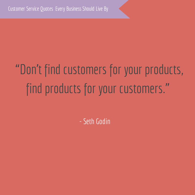Seth Godin Customer Service Quote #1
