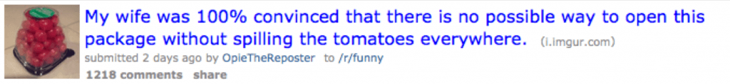 Example of a Great Reddit Title