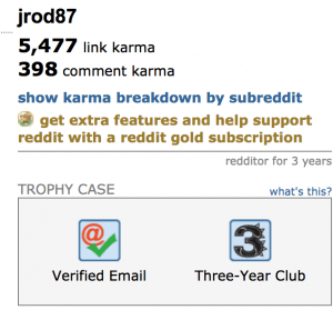 Reddit Link Karma