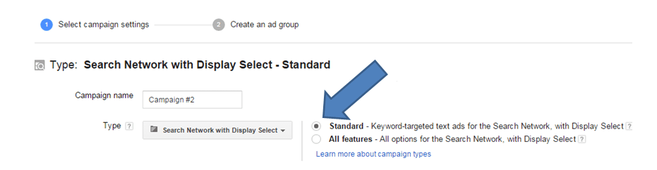 AdWords Standard Display