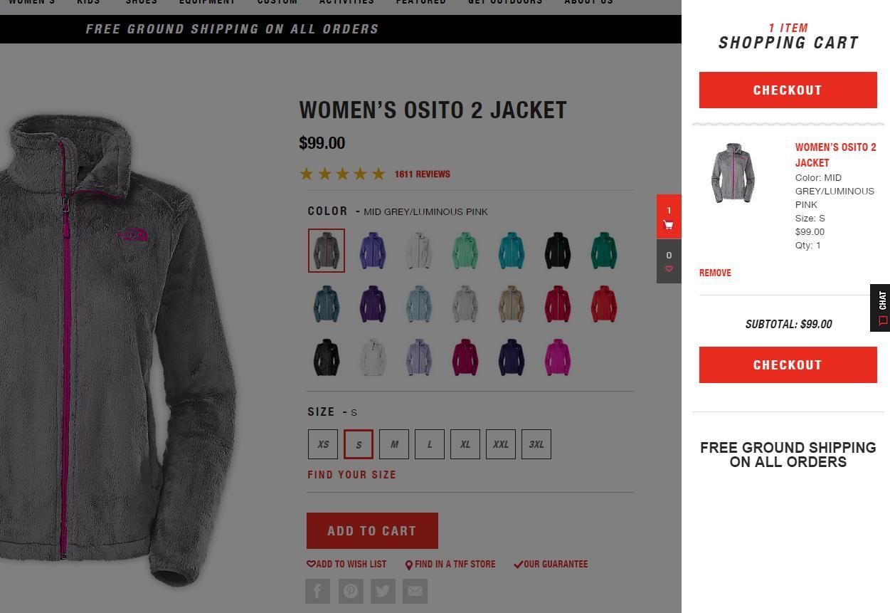 The North Face Osito 2 Jacket