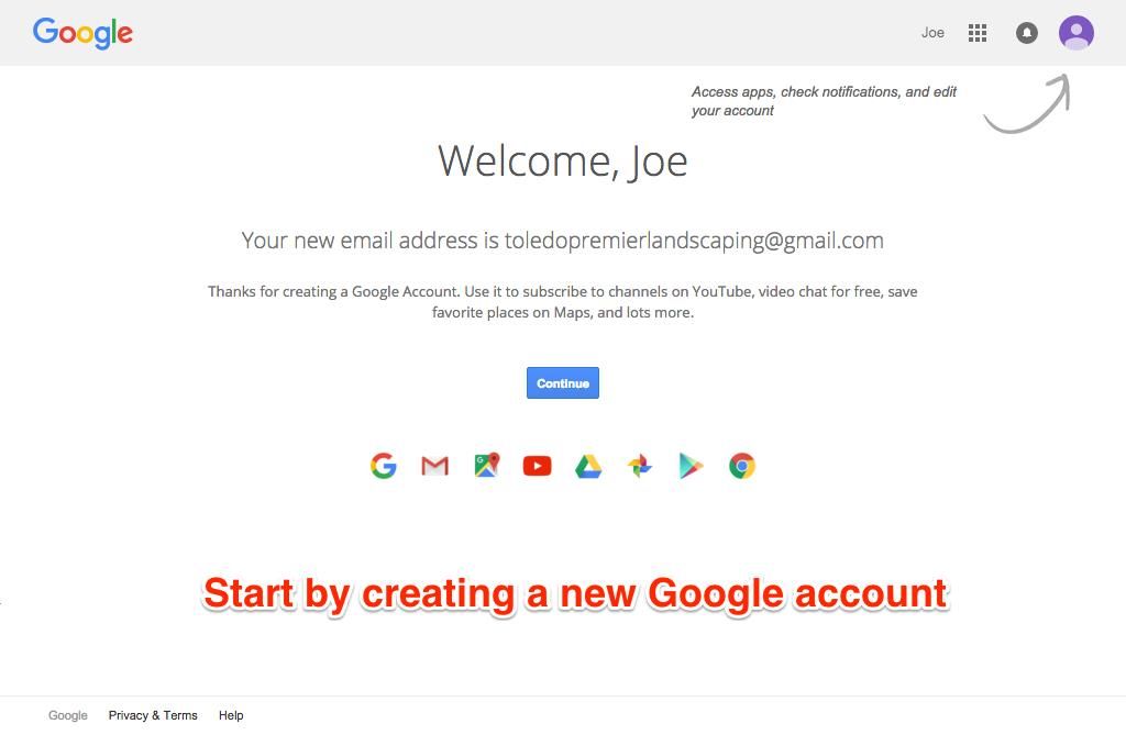 Create a Google Account