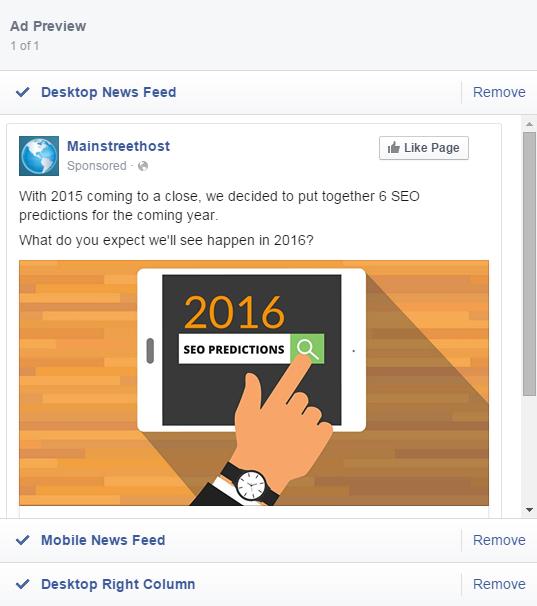 Facebook Boosted Post Desktop News Feed View