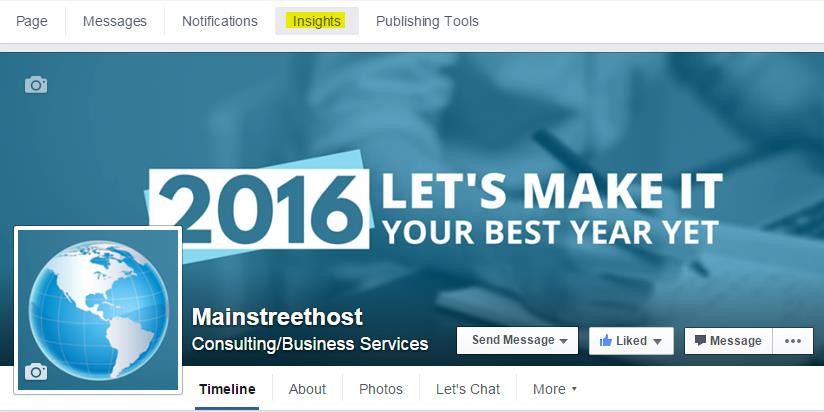 Mainstreethost Facebook Insights