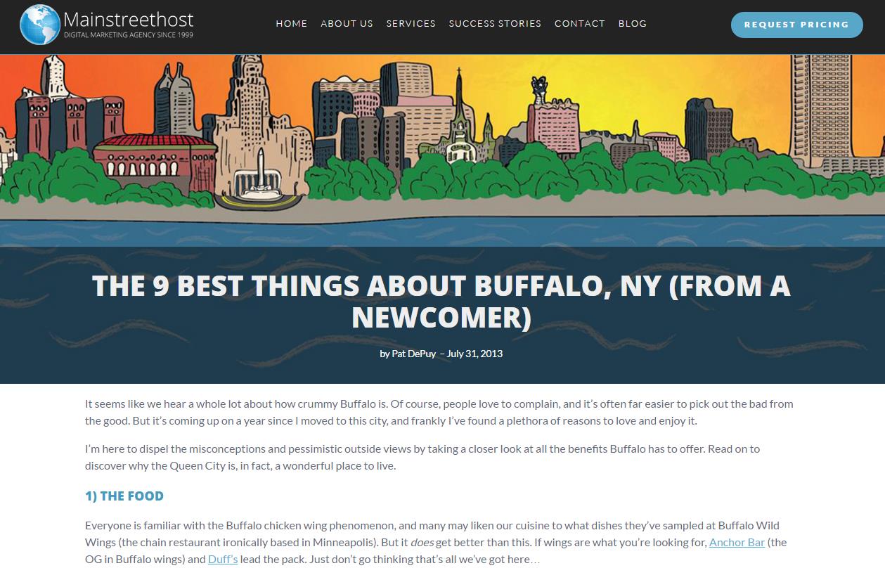 Local Ad Targeting Best Things About Buffalo NY