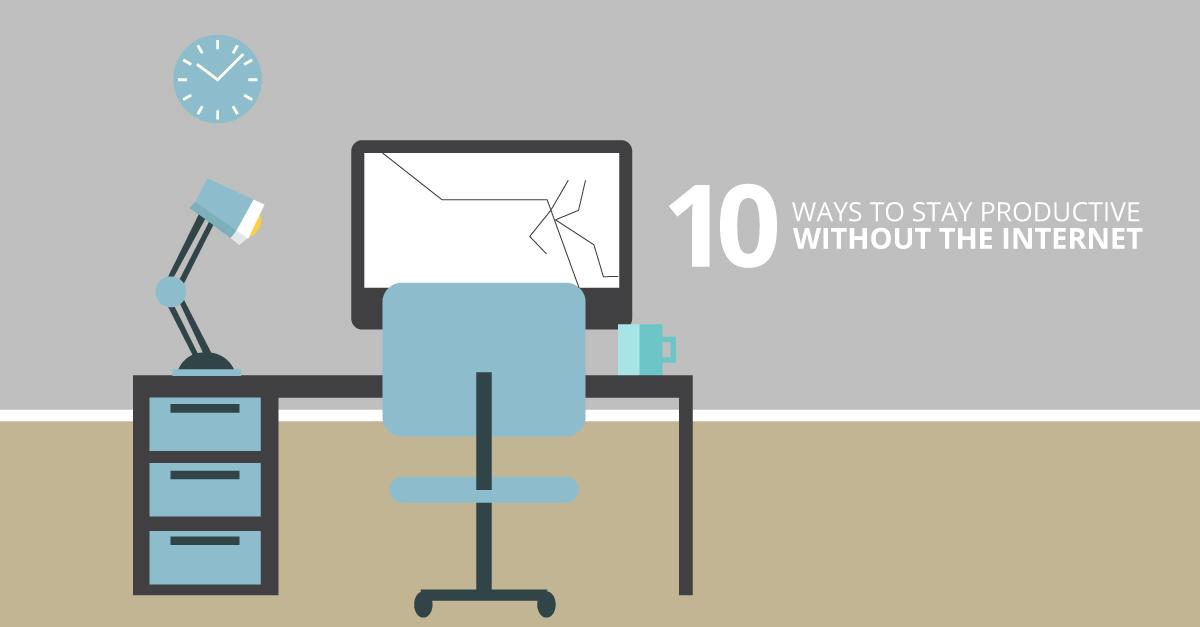 10 Ways to Keep Productivity Up When the is Down