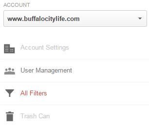 Google Analytics Account Level