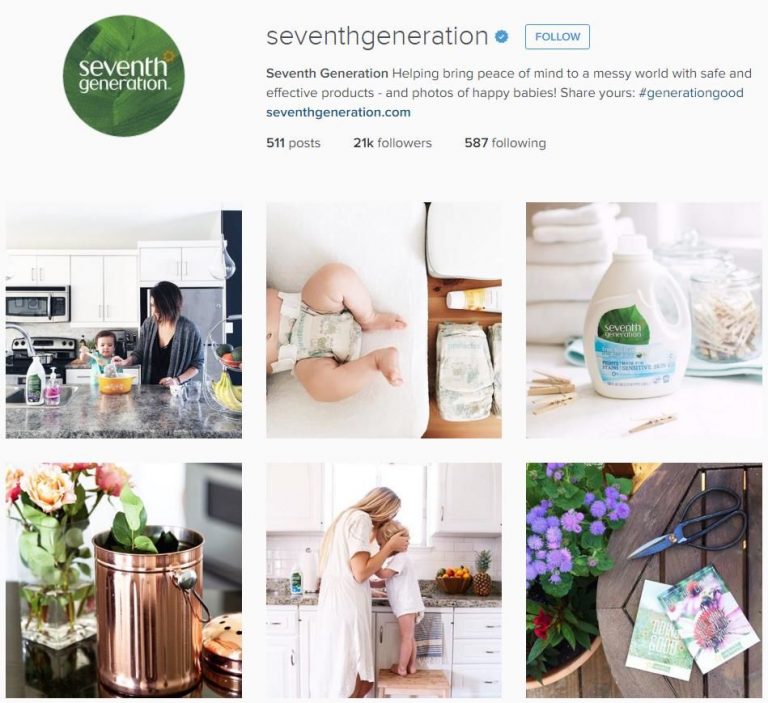 Seventh Generation Instagram