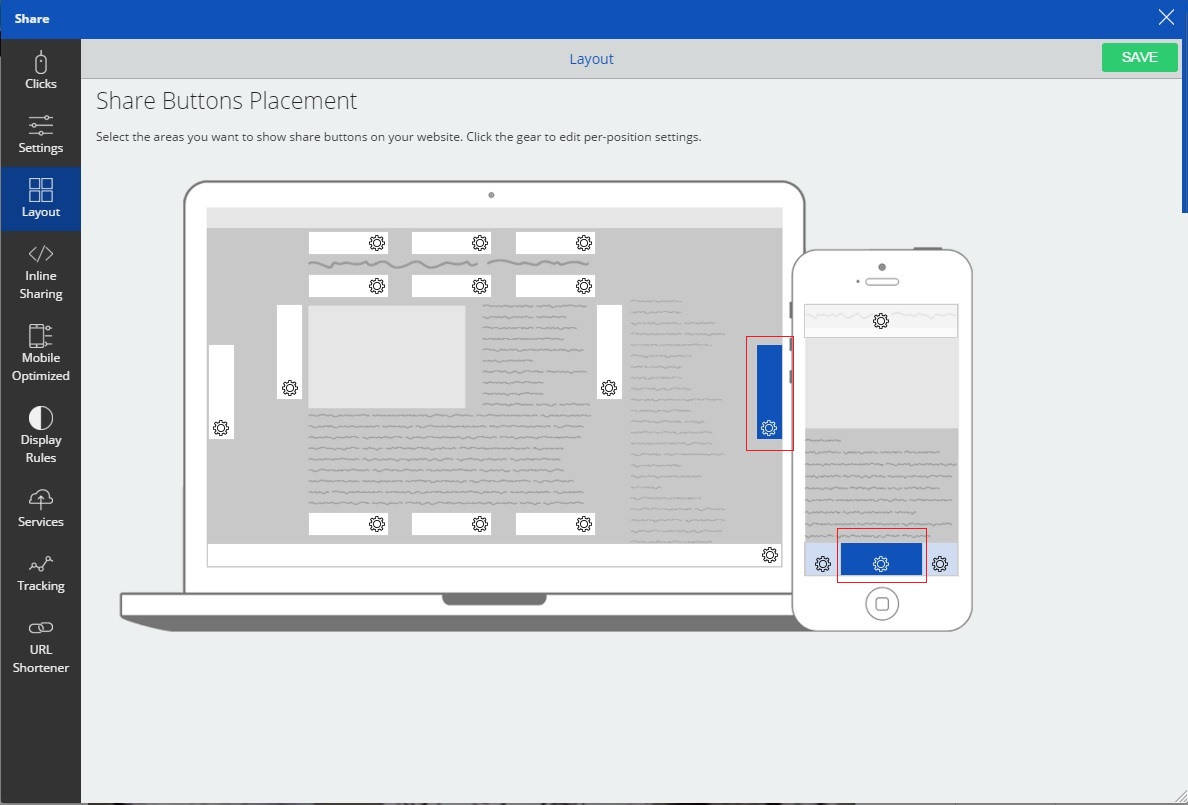 SumoMe Digital Tools Share Layout