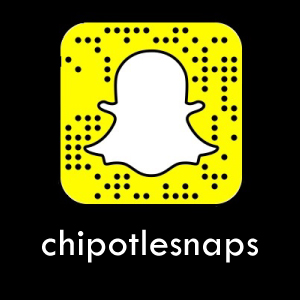 Chipotle Snapchat