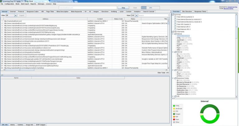 Screaming Frog SEO Spider