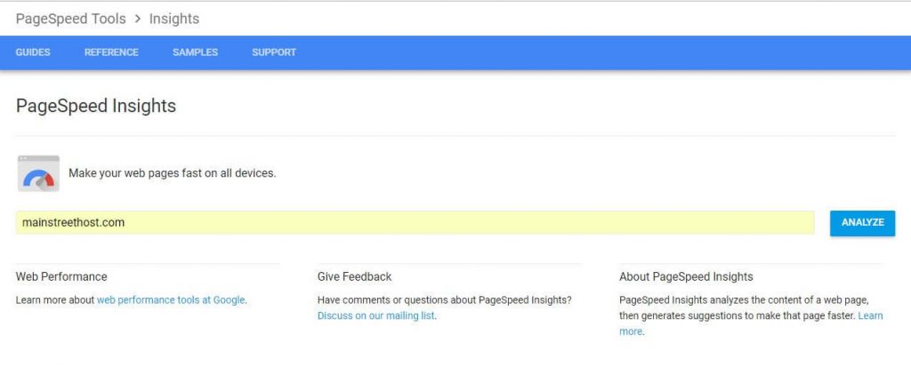 Google PageSpeed Insights