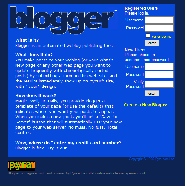 blogger.com (1999)