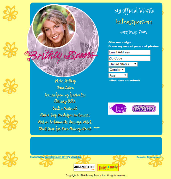 BritneySpears.com (1999)